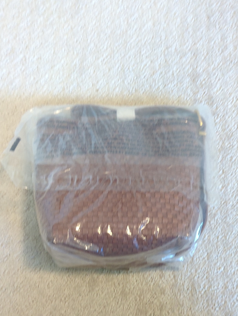 Madewell Essential Mini Bucket Woven Tote NWT Warm Cinnamon - Picture 7 of 7